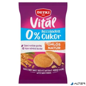   Omlós keksz, cukormentes, 180 g, DETKI "Vitál", édes