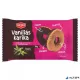 Vaníliás karika, 150 g, DETKI, étbevonóval félig mártva
