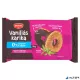 Vaníliás karika, cukormentes, 150 g, DETKI, étbevonóval félig mártva