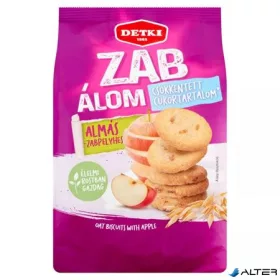   Omlós keksz, 150 g, DETKI 'Zabálom', almás-zabpelyhes