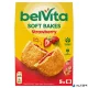 Keksz, 5x50 g, BELVITA "Jó reggelt! Softy" epres töltelékkel
