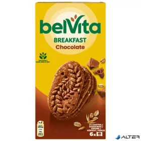 Keksz, 6x50 g, BELVITA "Jó reggelt", kakaós