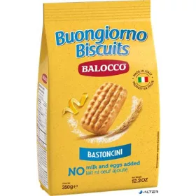   Reggeliző keksz, 350 g BALOCCO "Bastoncini", citromos