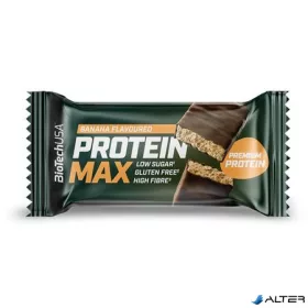   Fehérjeszelet, gluténmentes, 45g, BIOTECH USA 'Protein Max', banán