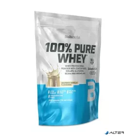   Tejsavó fehérjepor, 400g, BIOTECH USA '100% Pure Whey', bourbon vanília