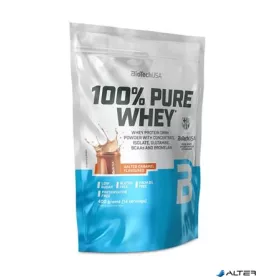   Tejsavó fehérjepor, 400g, BIOTECH USA "100% Pure Whey", sós karamell