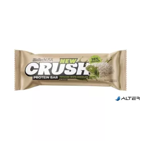  Fehérjeszelet, 45g, BIOTECH USA "Crush protein bar", pisztácia-fehércsokoládé