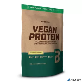 Táplálékkiegészítő, 500g, vegán, BIOTECH USA, banán