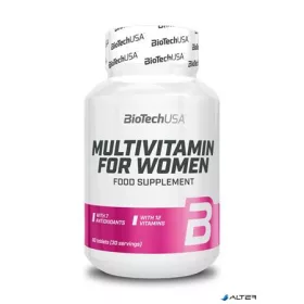 Multivitamin, 60 tabletta, nőknek, BIOTECH USA