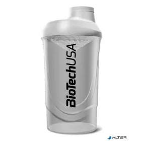   Keverőpalack, 600ml, BIOTECH USA 'Wave Shaker', átlátszó