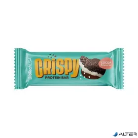   Fehérjeszelet, gluténmentes, 40g, BIOTECH USA, 'Crispy' kakaó