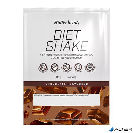 Étrend-kiegészítő italpor, 30g, BIOTECH USA 'Diet Shake', csokoládé