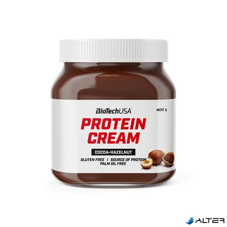 Kakaó-mogyorókrém, BIOTECH USA "Protein Cream", 400 g