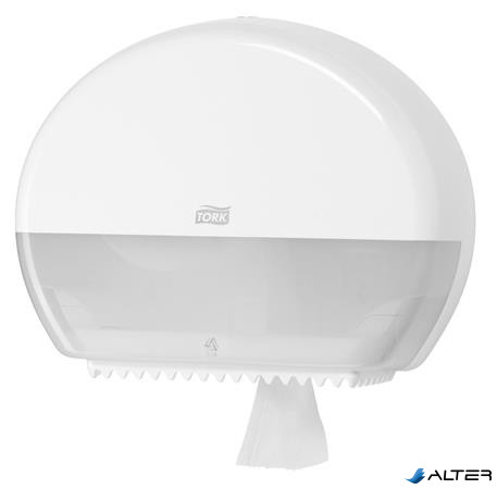 Toalettpapír adagoló, T2 rendszer, Elevation, TORK "Mini Jumbo", fehér