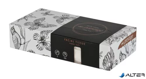 Kozmetikai kendő, 2 rétegű, 100 lapos, 'Satino by Wepa'