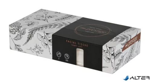 Kozmetikai kendő, 2 rétegű, 100 lapos, 'Satino by Wepa'