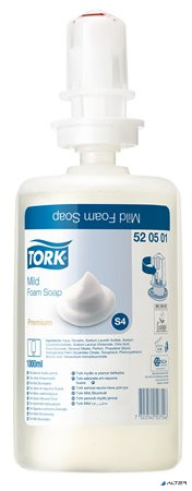 Habszappan, enyhén illatosított, 1 l, S4 rendszer, TORK, átlátszó