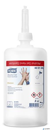 Kézfertőtlenítő gél, alkoholos, 1 l, S1 rendszer, TORK, átlátszó