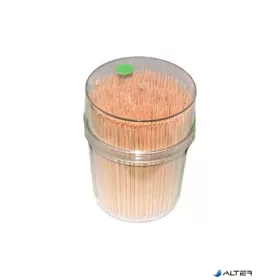 Fogvájó, műanyag tartóban, kb. 400 db