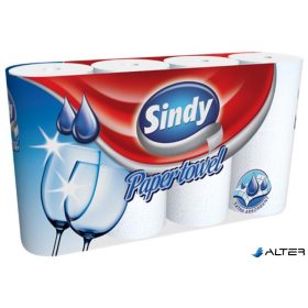   Háztartási papírtörlő, 2 rétegű, 4 tekercses, 'Sindy'