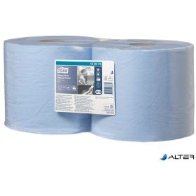   Törlőpapír, tekercses, 26,2 cm átmérő, W2 rendszer, 2 rétegű, TORK 'Nagy teljesítményű', kék