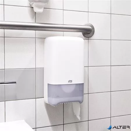 Toalettpapír, T6 rendszer, 2 rétegű, 13,2 cm átmérő, Advanced, TORK 'Mid-size', fehér