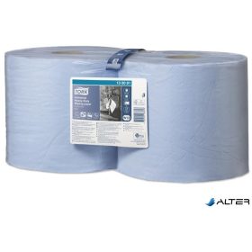   Törlőpapír, tekercses, 26,2 cm átmérő, W2 rendszer, 3 rétegű, TORK 'Ipari nagy teljesítményű', kék