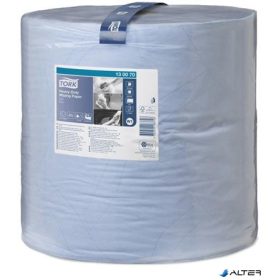   Törlőpapír, tekercses, 37, 5 cm átmérő, W1 rendszer, 2 rétegű, TORK ' Nagy teljesítményű', kék