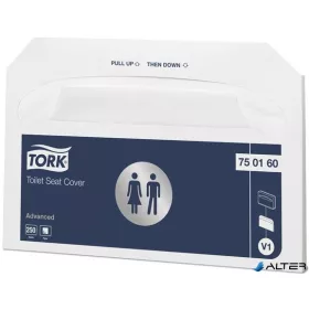 WC ülőke-takaró, V1 rendszer, 1 rétegű, TORK, fehér