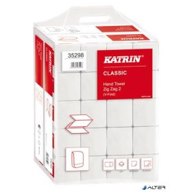   Kéztörlő, Z hajtogatott, 2 rétegű, 200 lap, KATRIN, fehér
