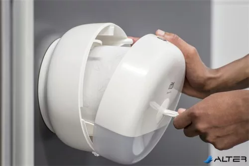 Toalettpapír adagoló, T9 rendszer, Elevation, TORK 'SmartOne Mini', fehér