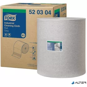   Tisztítókendő, ipari, 1 rétegű, 950 lap, W1 rendszer, TORK, szürke