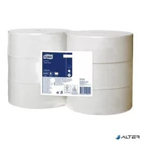   Toalettpapír, T1 rendszer, 2 rétegű, 26 cm átmérő, Universal, TORK 'Jumbo', fehér