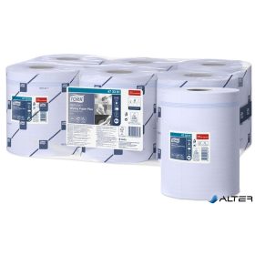   Törlőpapír, tekercses, 18,5 cm átmérő, M4 rendszer, 2 rétegű, Advanced, TORK 'Reflex plusz', kék