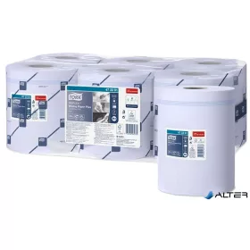   Törlőpapír, tekercses, 18,5 cm átmérő, M4 rendszer, 2 rétegű, Advanced, TORK "Reflex plusz", kék