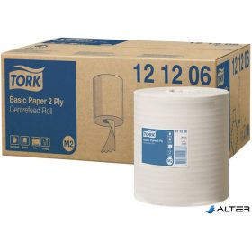   Kéztörlő, tekercses, belsőmag-adagolás, 2 rétegű, M2 rendszer, Universal, TORK, fehér