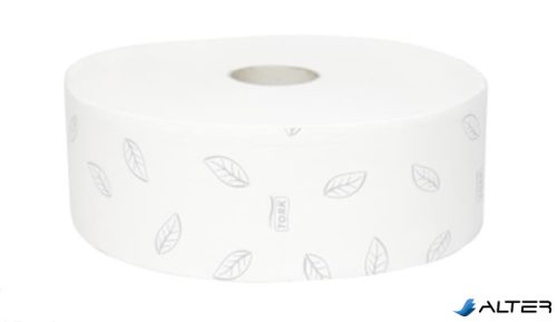 Toalettpapír, T1 rendszer, 2 rétegű, 26 cm átmérő, Advanced, TORK "Jumbo", fehér