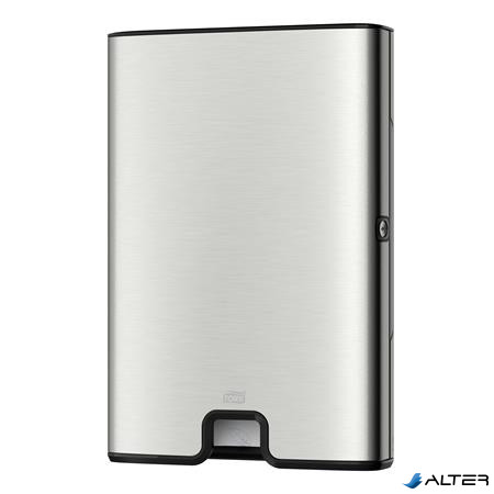 Kéztörlő adagoló, Interfold hajtogatás, H2 rendszer, Image Line, TORK 'Xpress Multifold', rozsdamentes