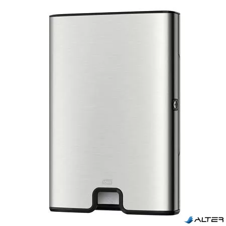 Kéztörlő adagoló, Interfold hajtogatás, H2 rendszer, Image Line, TORK "Xpress Multifold", rozsdamentes