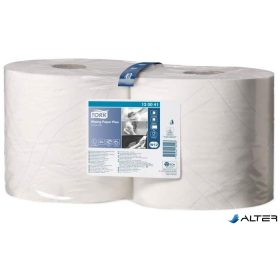   Törlőpapír, tekercses, 26 cm átmérő, W2 rendszer, 2 rétegű, TORK 'Plusz', fehér
