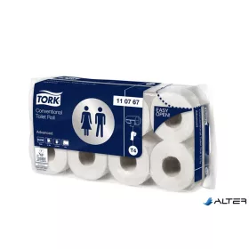   Toalettpapír, T4 rendszer, 2 rétegű, 10,3 cm átmérő, Advanced, TORK, fehér