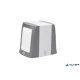 Szalvéta adagoló, 13,1x10,1x14,7 cm, N2 rendszer, Classic line, TORK 'Fastfold', alumínium/szürke