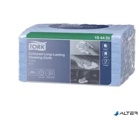 Tisztítókendő, 1 rétegű, W8 rendszer, TORK, kék