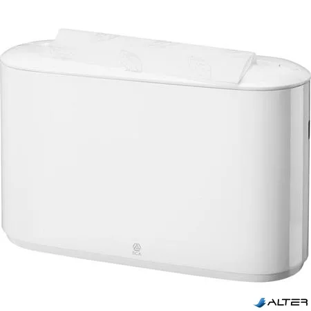 Kéztörlő adagoló, Interfold hajtogatás, pultra tehető, H2 rendszer, Elevation, TORK 'Xpress Multifold', fehér