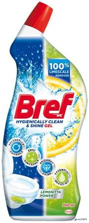 WC-tisztítógél, 700 ml, BREF, citrus