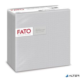   Szalvéta, 1/4 hajtogatott, 40x40 cm, FATO "Airlaid Shade", ezüst