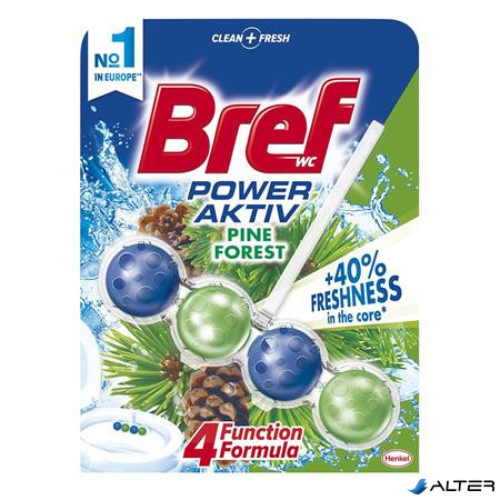 WC illatosító golyók, 50 g, BREF "Power Aktiv", fenyő