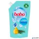 Folyékony szappan utántöltő, 0,5 l, BABA, teafaolajjal