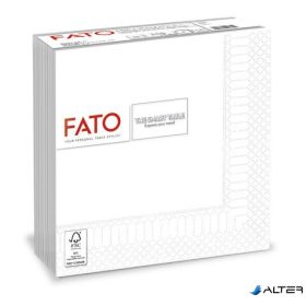   Szalvéta, 1/4 hajtogatott, 33x33 cm, FATO "Smart Table", fehér