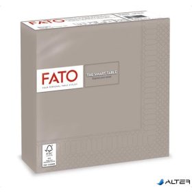   Szalvéta, 1/4 hajtogatott, 33x33 cm, FATO "Smart Table", galambszürke